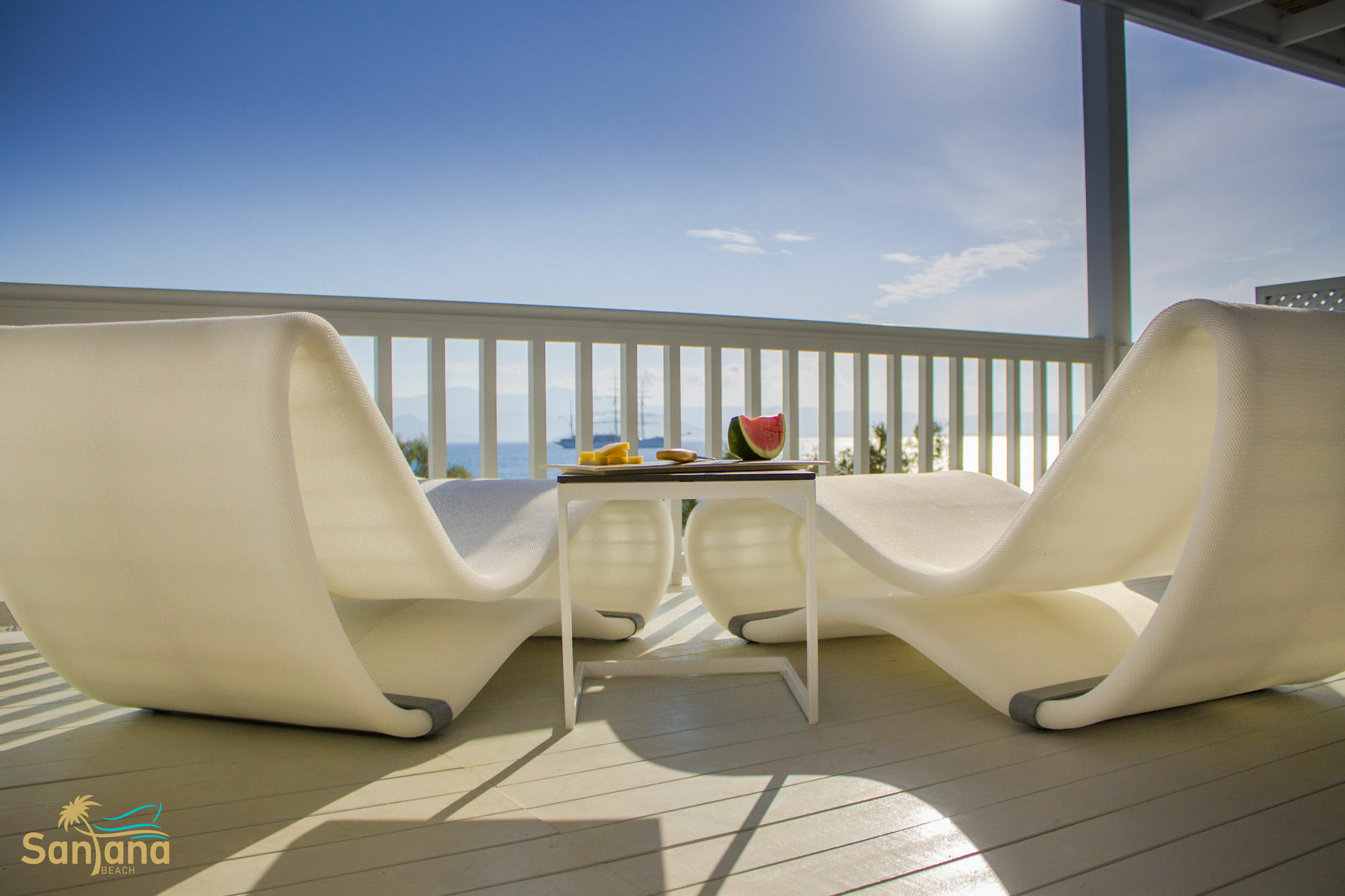 Santana Beach Agia Anna  Exterior foto